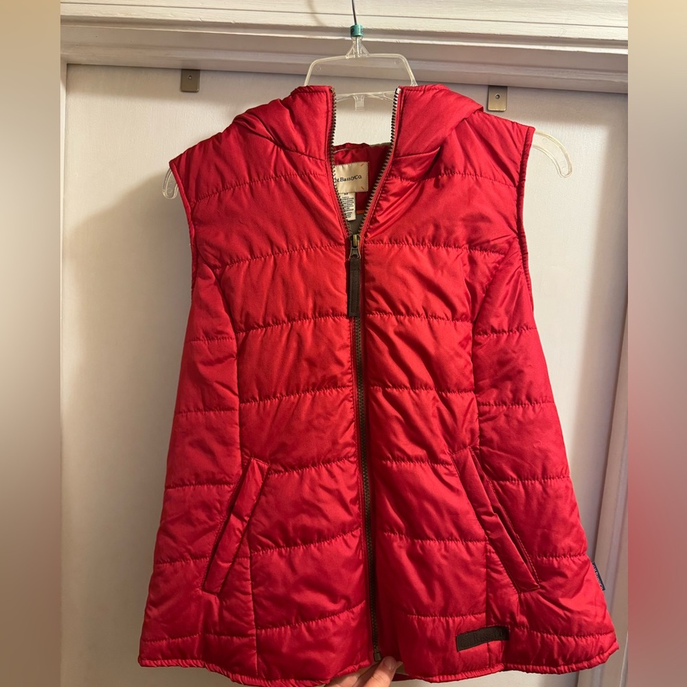 G.H. Bass & Co. Red Quilted Vest
